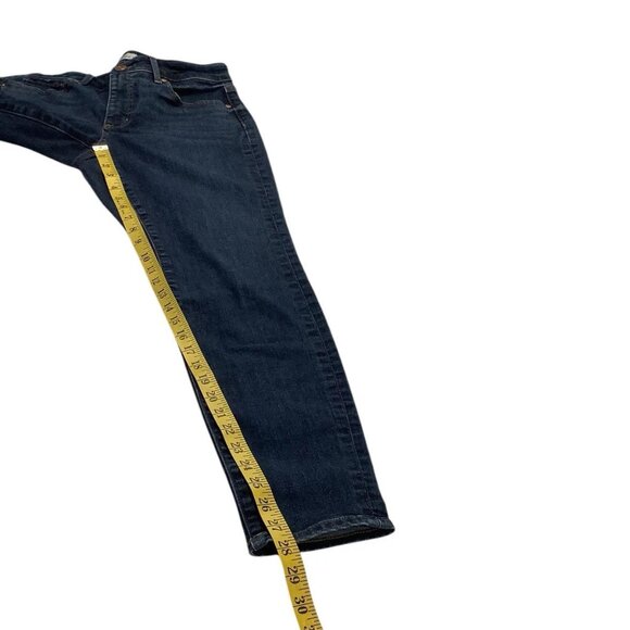 Loft Jeans Curvy Skinny Mid-Rise Blue Denim Jeans Women’s Size 27/4 Stretch - Picture 7 of 9